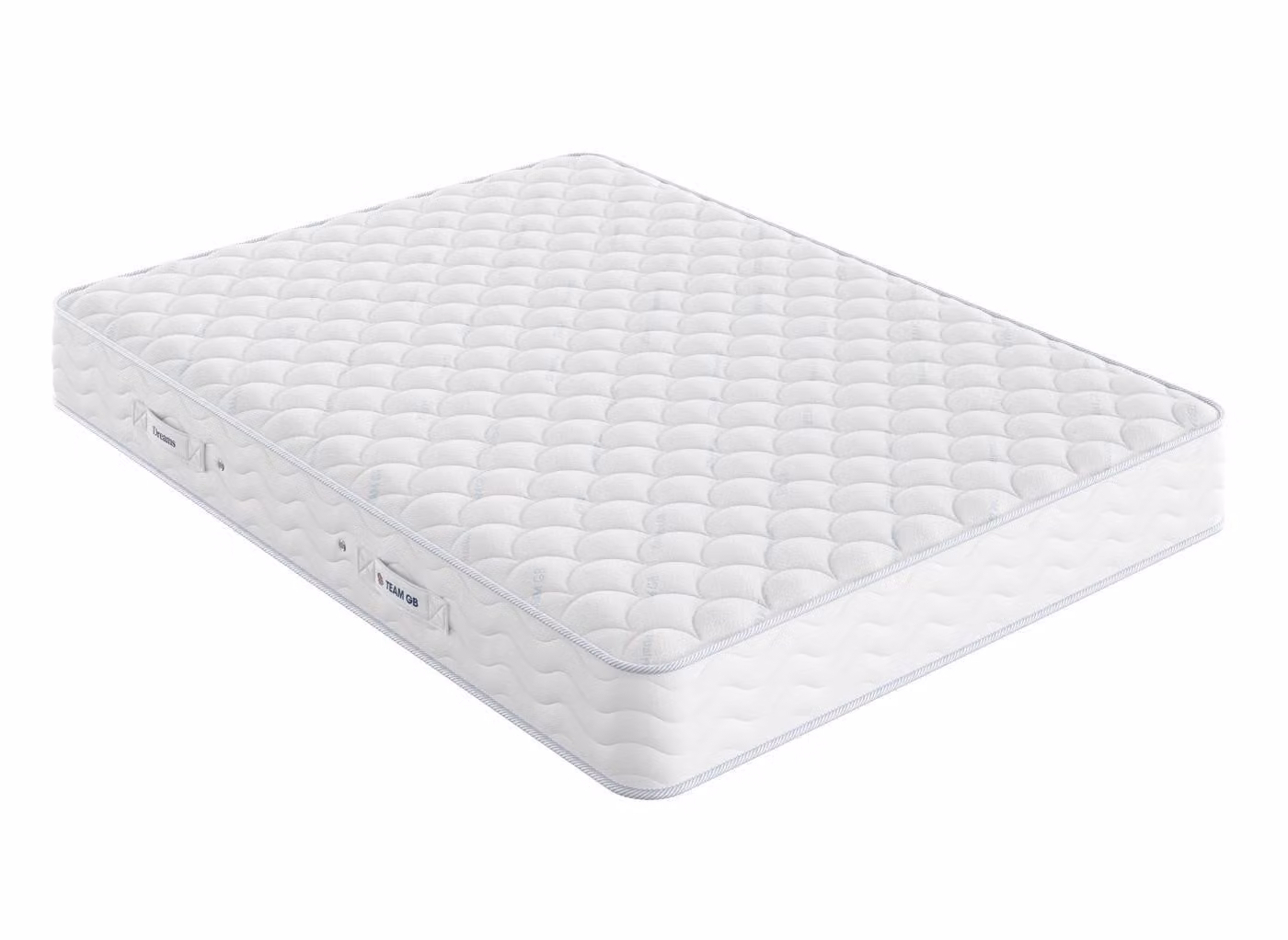 Dream Team Chippenham Combination Hybrid Mattress in White with Antibacterial and Temperature Regulation Features