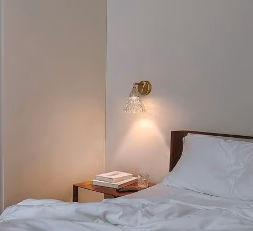 Netlighting Veneto LED Glass Dome Shade in Gold/Brass, 6.7W, 2700K Warm White – 2