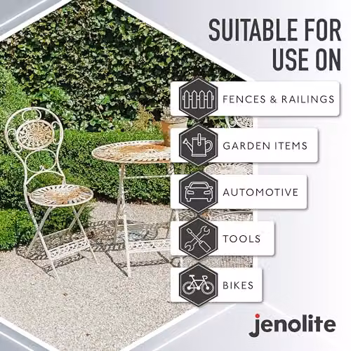 JENOLITE Rust Remover Thick Liquid, 500ml, Fast Acting Non-Drip Formula for Metal and Vertical Surfaces – 4