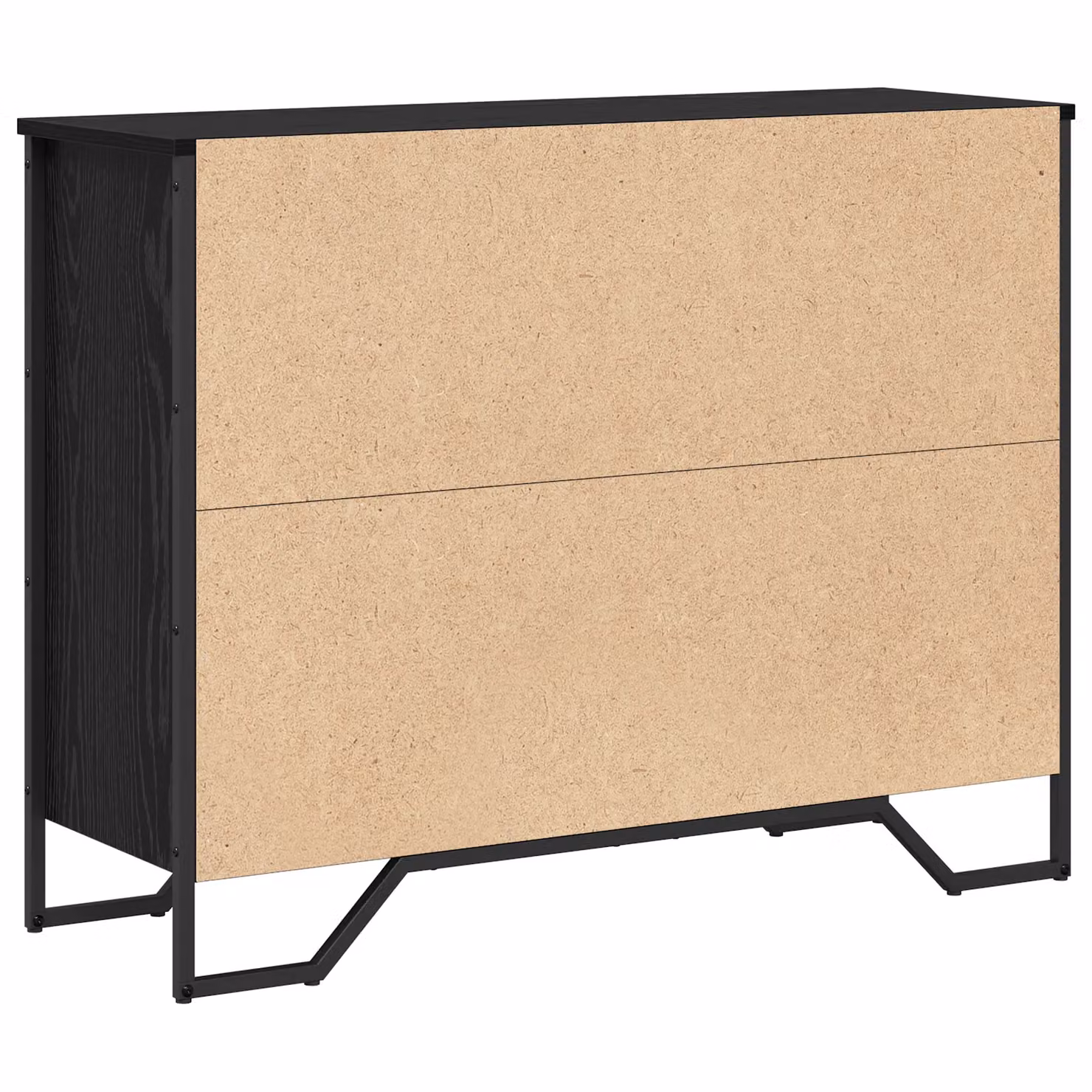 Berkfield Home Black Oak Sideboard, W/D/H: 97 x 32.5 x 74.5 cm – 4