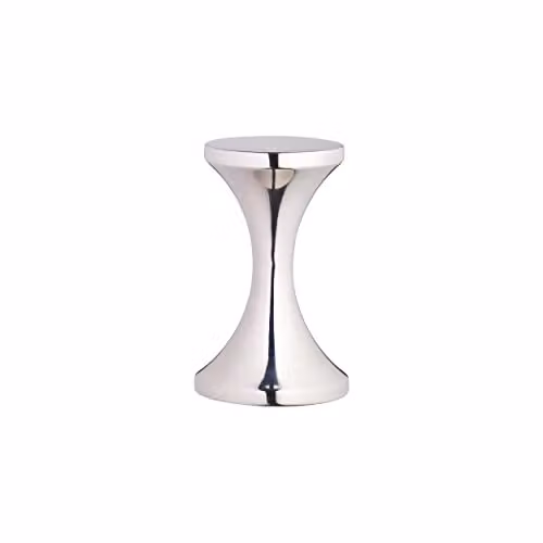 La Cafetiere Stainless Steel Double-Sided Coffee Tamper in Silver