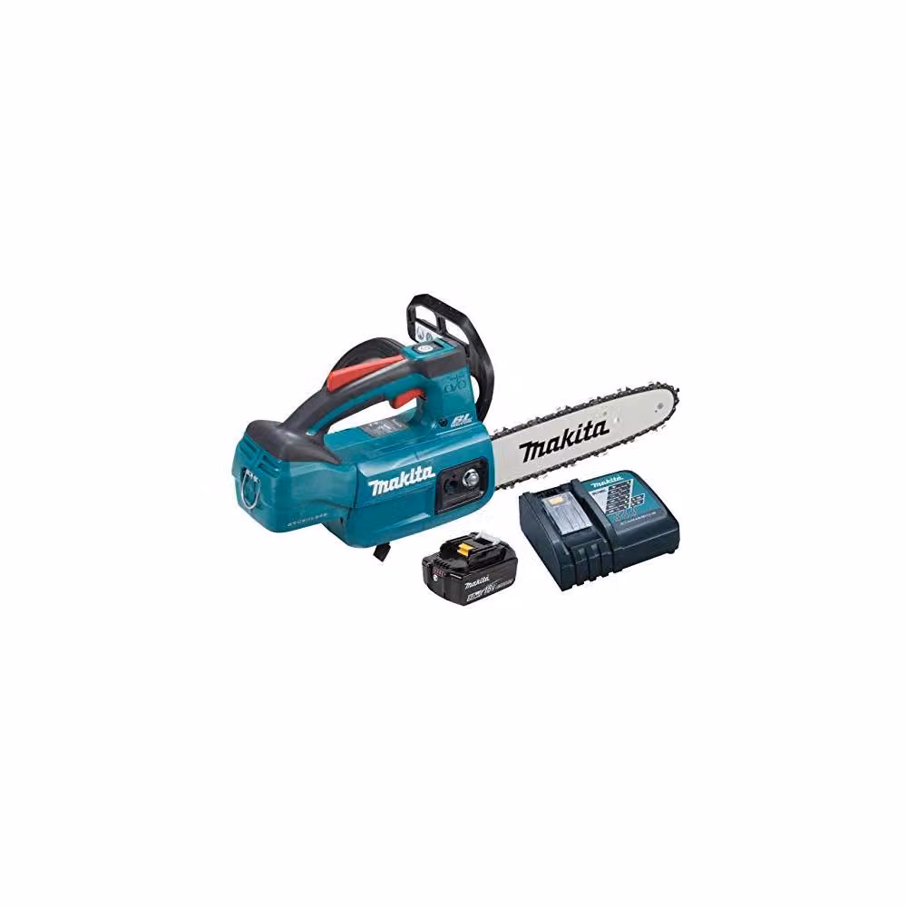Makita LXT DUC254RT Brushless 18V Chainsaw with 5.0Ah Li-ion Battery in Teal – 2