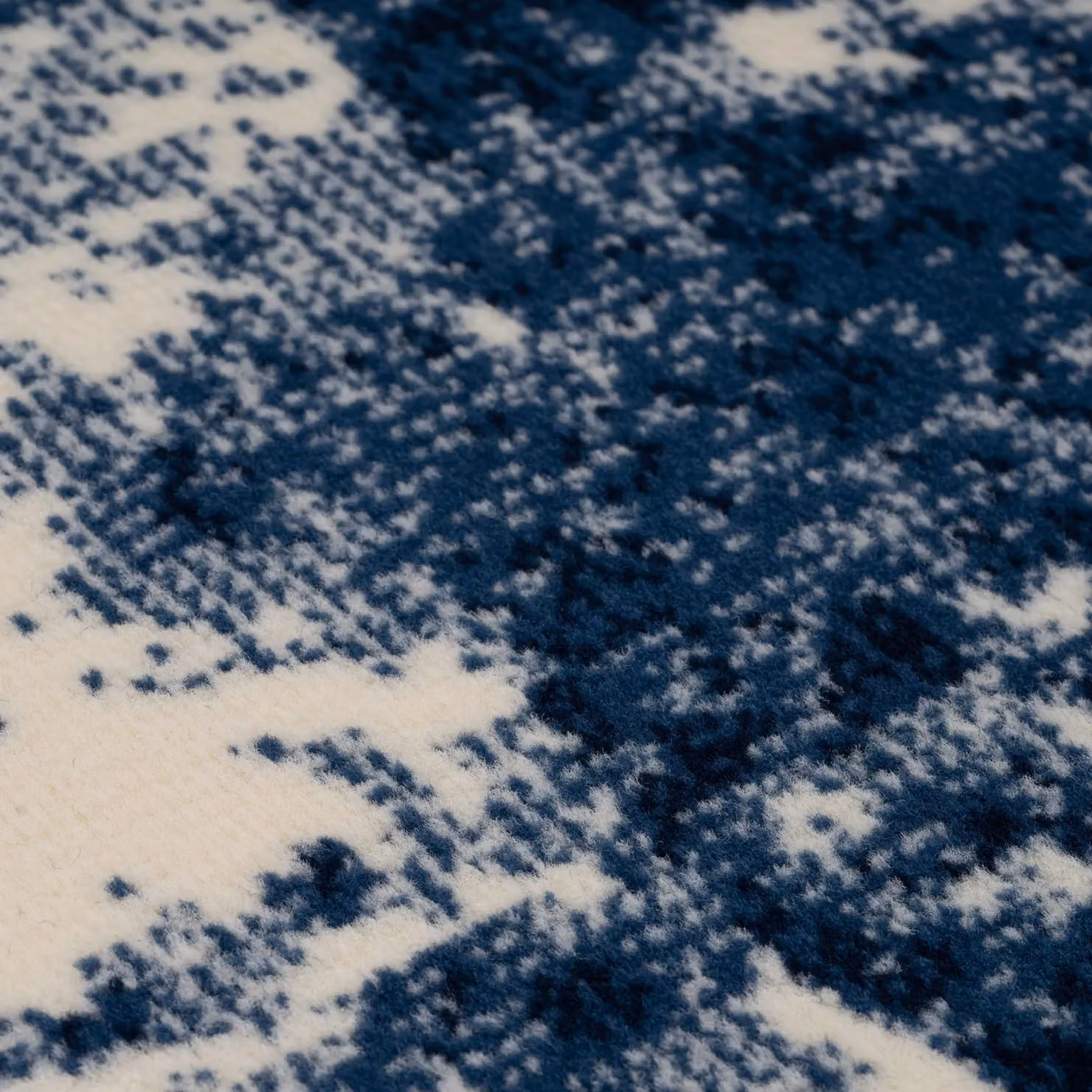 Kukoon Abstract Modern Living Area Rug in Blue and White, W/D/H: 230 x 160 cm – 2