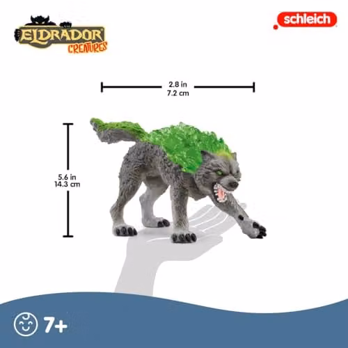 Schleich Eldrador Granite Wolf Grey Toy Figurine – 3
