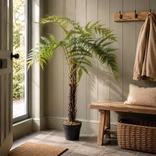Leaf Artificial Green Foliage Tree, H 120 cm x W 90 cm x D 90 cm – 2