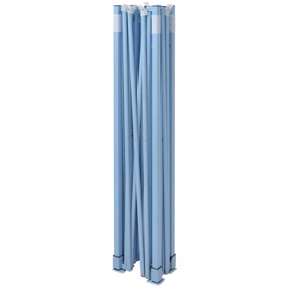 Berkfield Home Professional Folding Party Tent with 4 Sidewalls, Blue, W: 4 m, D: 3 m, H: 2.5 m – 4