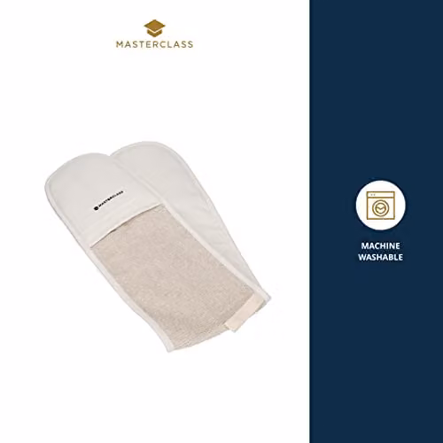 MasterClass Professional Non-Slip Cotton Oven Glove in Beige – 2
