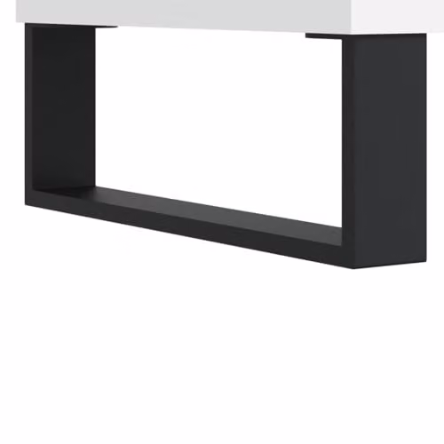 vidaXL Modern White Sideboard in MDF and Metal, W/D/H: 40 x 35 x 70 cm – 3