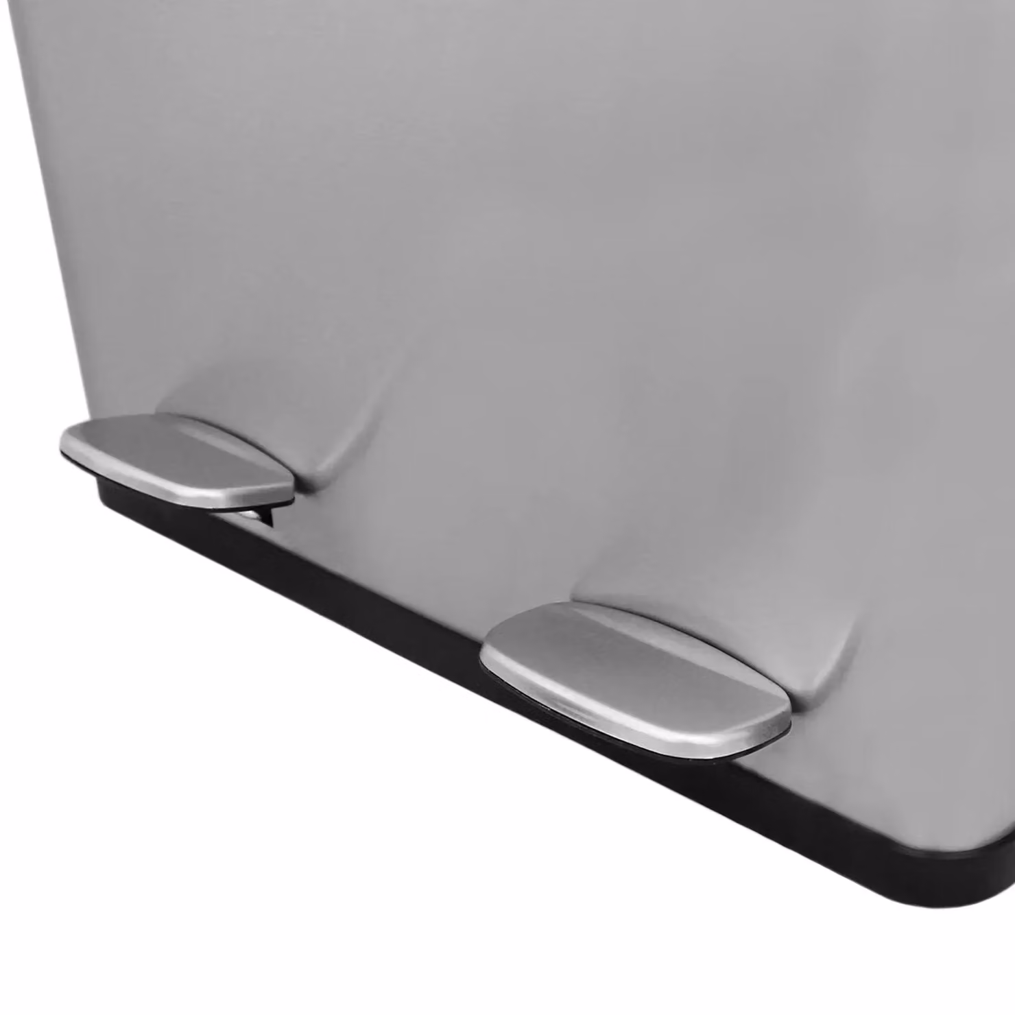 Monstershop 60L Dual Pedal Bin in Stainless Steel, Silver – 5