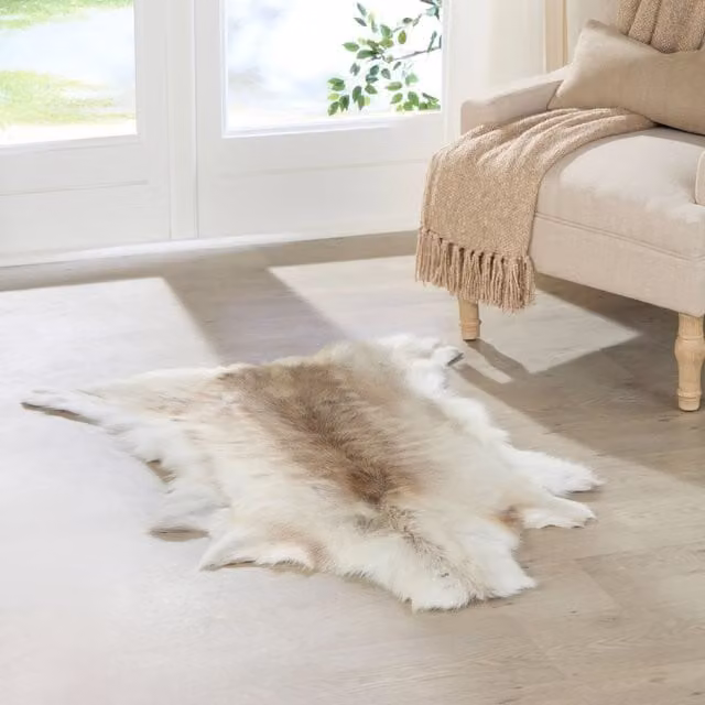 Native Natural Light Brown Reindeer Hide – 1