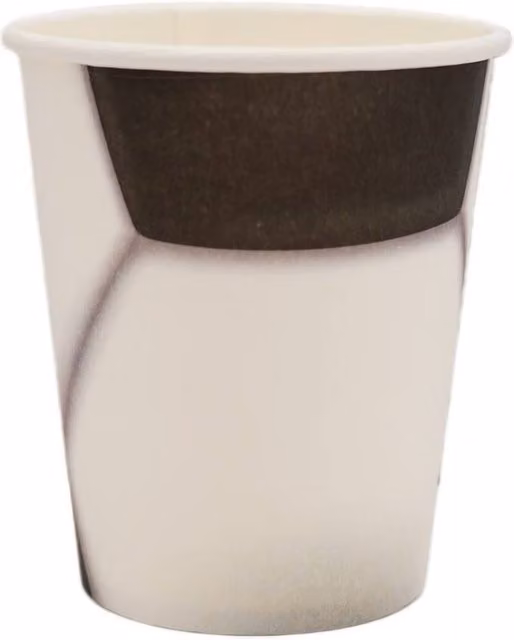 KDMD Football Party Paper Cups, 6 Pack, White and Black