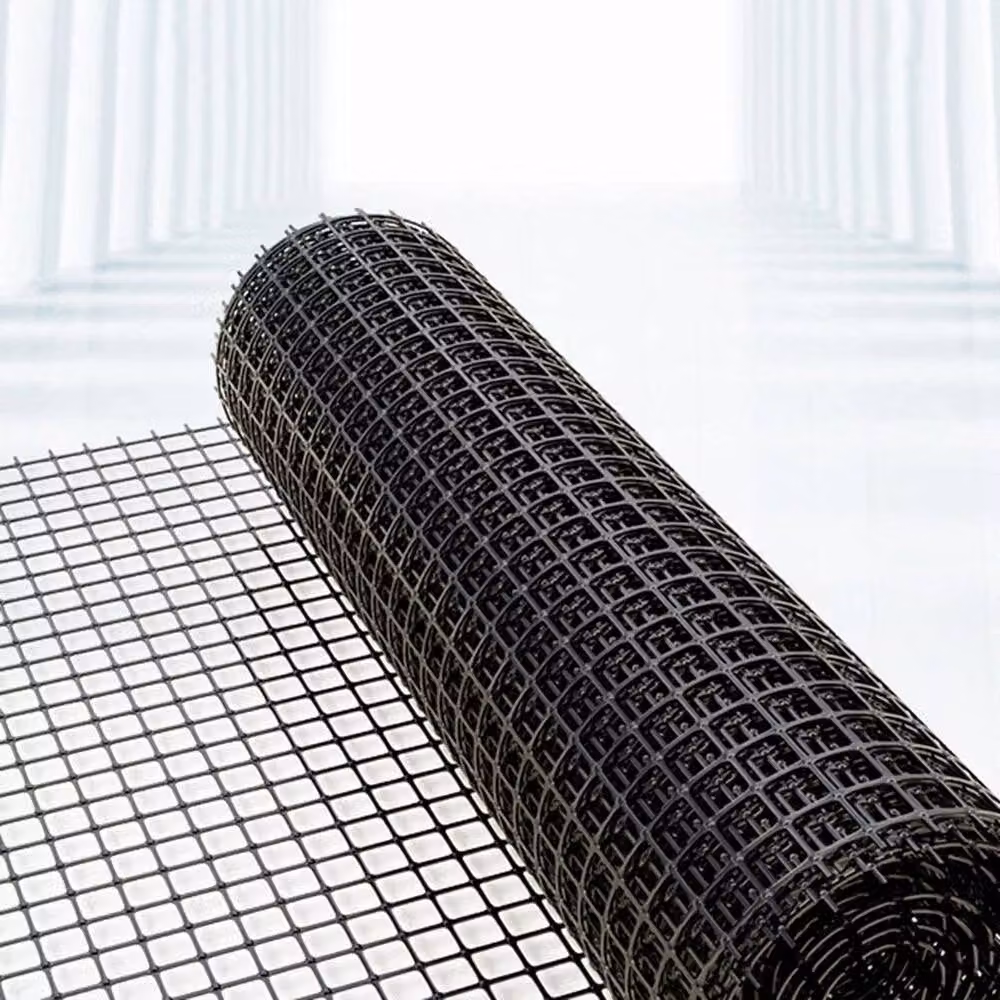 FLAVORA Black PVC Plastic Chicken Wire Mesh Garden Fencing, 10m x 0.6m – 3