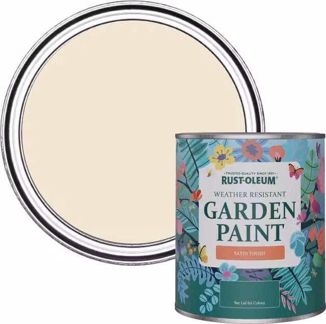 Rust-Oleum Water-Based Garden Paint in Satin Finish, Quarry Lime, 0.75 l