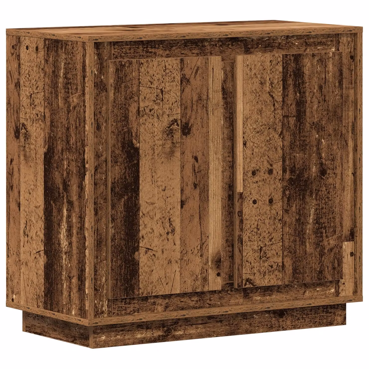 Berkfield Home Rustic Old Wood Sideboard in Brown, W/D/H: 80 x 34 x 75 cm – 2