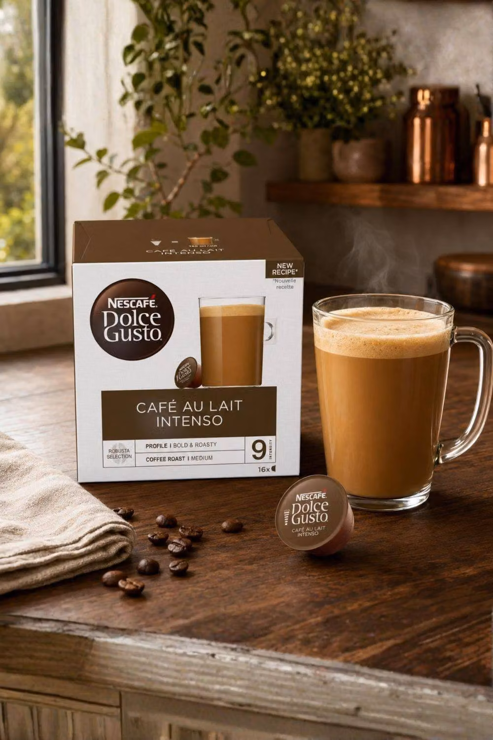 Nescafe Dolce Gusto Cafe Au Lait Intenso Coffee Pods, 48 Servings, Brown – 2