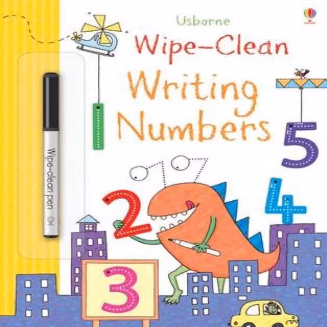 Jessica Greenwell Wipe-clean Writing Numbers Multicolour Paperback Book