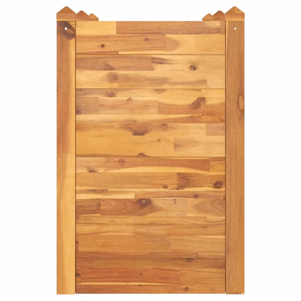 Berkfield Home Garden Raised Bed in Brown Solid Acacia Wood, W/D/H: 160 x 60 x 84 cm – 2