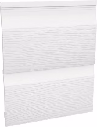 Freefoam White Embossed Double Shiplap PVC-U Cladding Board, Pack of 2, Width: 33.3 cm, Length: 5 m