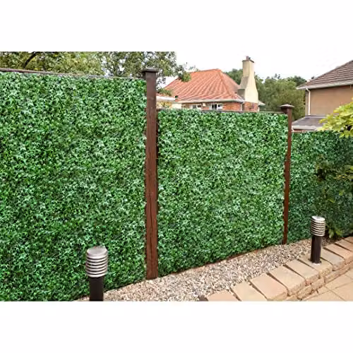 Best Artificial Green Ivy Hedging Mat for Living Walls, W/D/H: 50 x 50 x 50 cm – 2