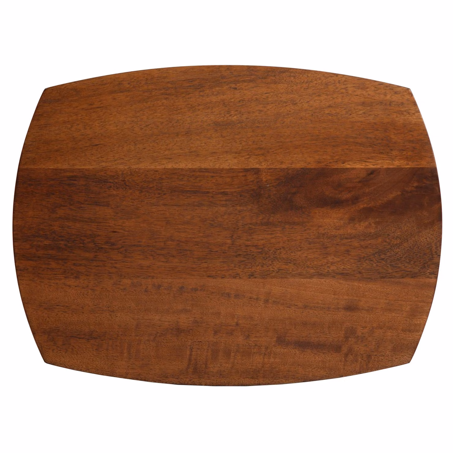 MH London Ellis C-Shaped Solid Mango Wood Side Table in Walnut Brown, H 63.5 cm x W 45.75 cm – 4