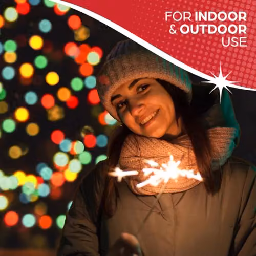 The Christmas Workshop 200 LED Multicoloured Static Fairy Lights, 22.9m Length, for Indoor and Outdoor Use – 7