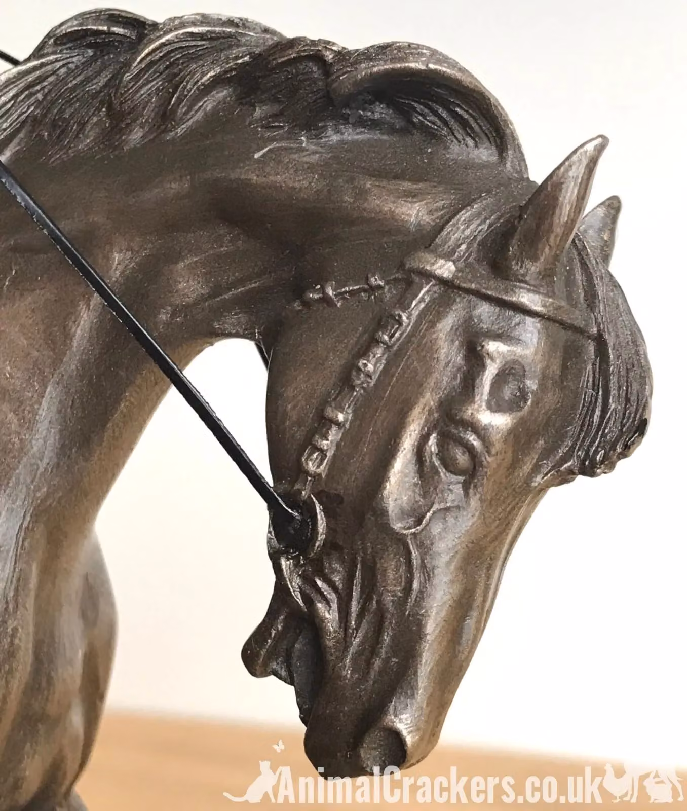 Animal Crackers On Parade Racehorse and Jockey Figurine in Solid Cold Cast Bronze by David Geenty, H 21.5 cm x W 17.5 cm – 3
