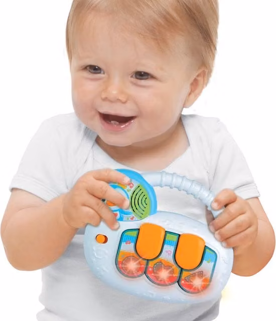 Winfun Rattle Music Set Keyboard in White and Multicolour