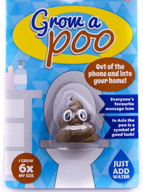 Boxer Gifts Grow A Poo Toy in Brown