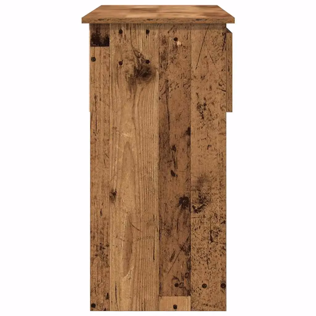 Berkfield Home Modern Console Table with Drawers in Brown, W: 85.5 cm, D: 38.5 cm, H: 74.5 cm – 5