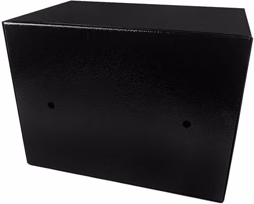 Hyfive High Security Steel Electronic Safe Box with Digital Keypad and Two Keys, Black, W: 23.0 cm, D: 17.0 cm, H: 17.0 cm – 5