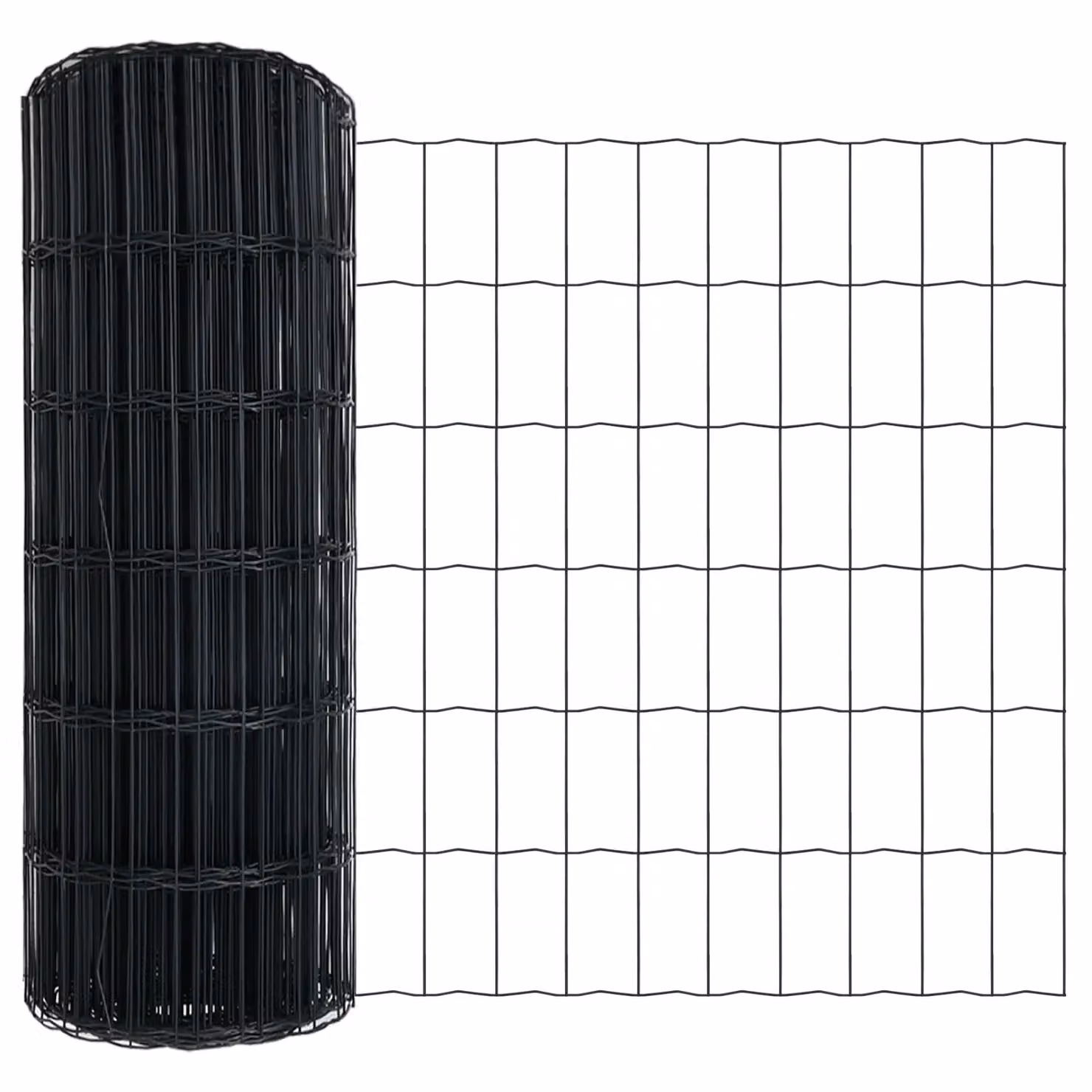 Berkfield Home Euro Fence with 13 Flanged Posts, Galvanised Steel, Silver, 0.6 x 50 m – 3
