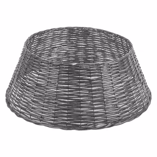 VFM e-Store Grey Round Christmas Tree Skirt, W/D: 70 x 70 cm