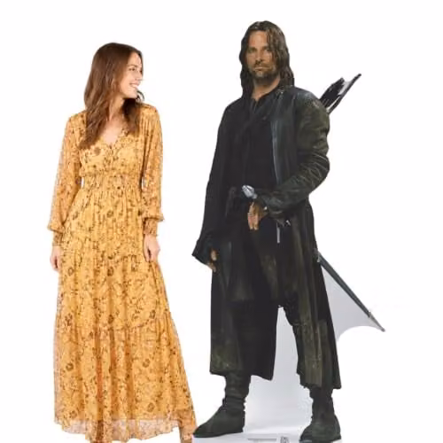 Star Cutouts SC4130 Aragorn Lord of the Rings Lifesize Cardboard Cutout, Height: 192 cm – 1