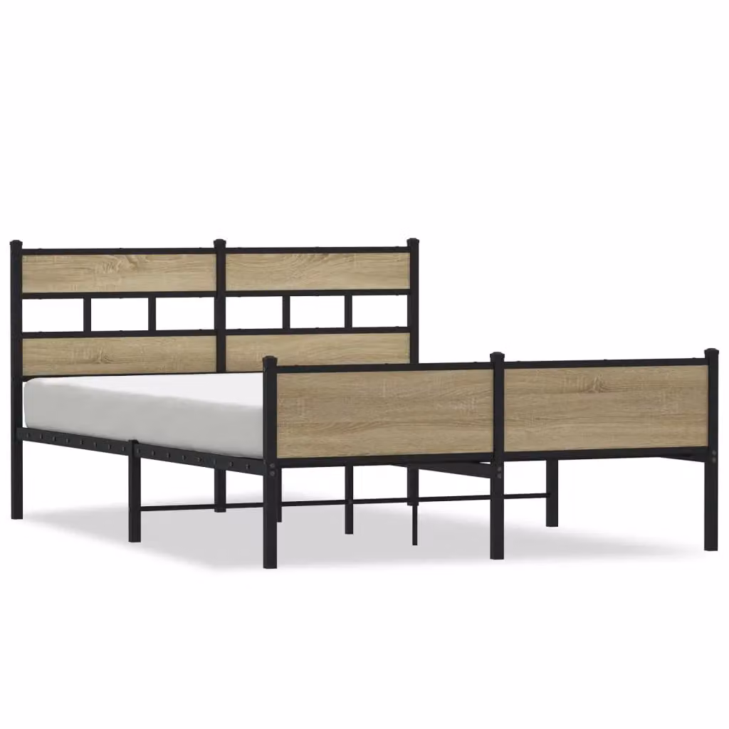 Berkfield Home Sonoma Oak King Size Bed Frame with Drawers, Brown, W/D/H: 150 x 200 cm – 2