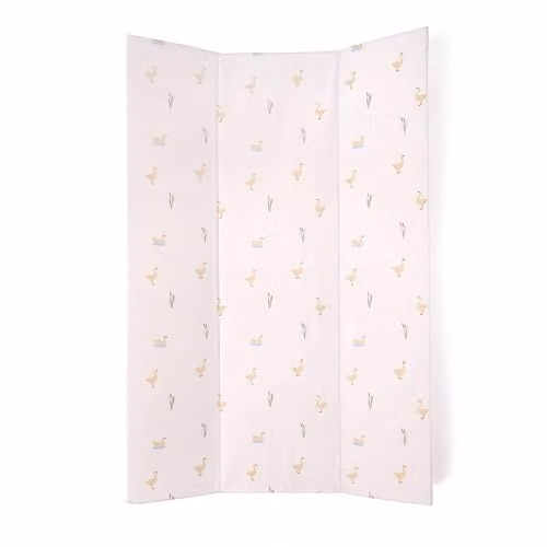 Clair de Lune Duckling Anti-Roll Wedge Baby Changing Mat, White, W: 69 cm, D: 44 cm
