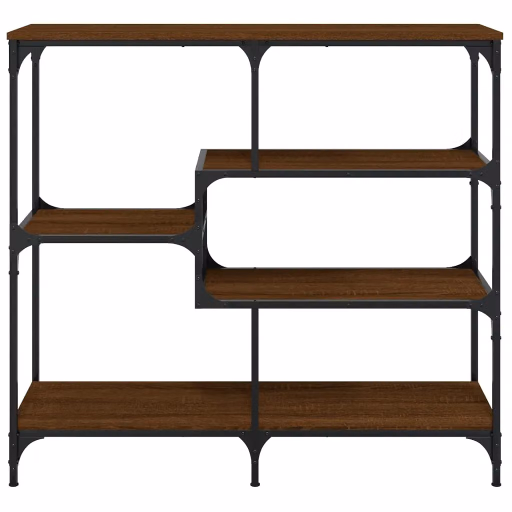 Berkfield Home Brown Oak Console Table, W/D/H: 103 x 32 x 95 cm – 3