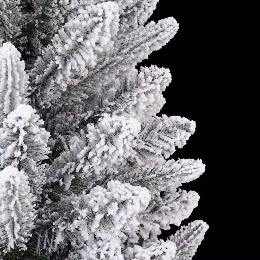 Berkfield Home Green Artificial Christmas Tree with 150 White LEDs, W/D/H: 53 x 53 x 120 cm – 5