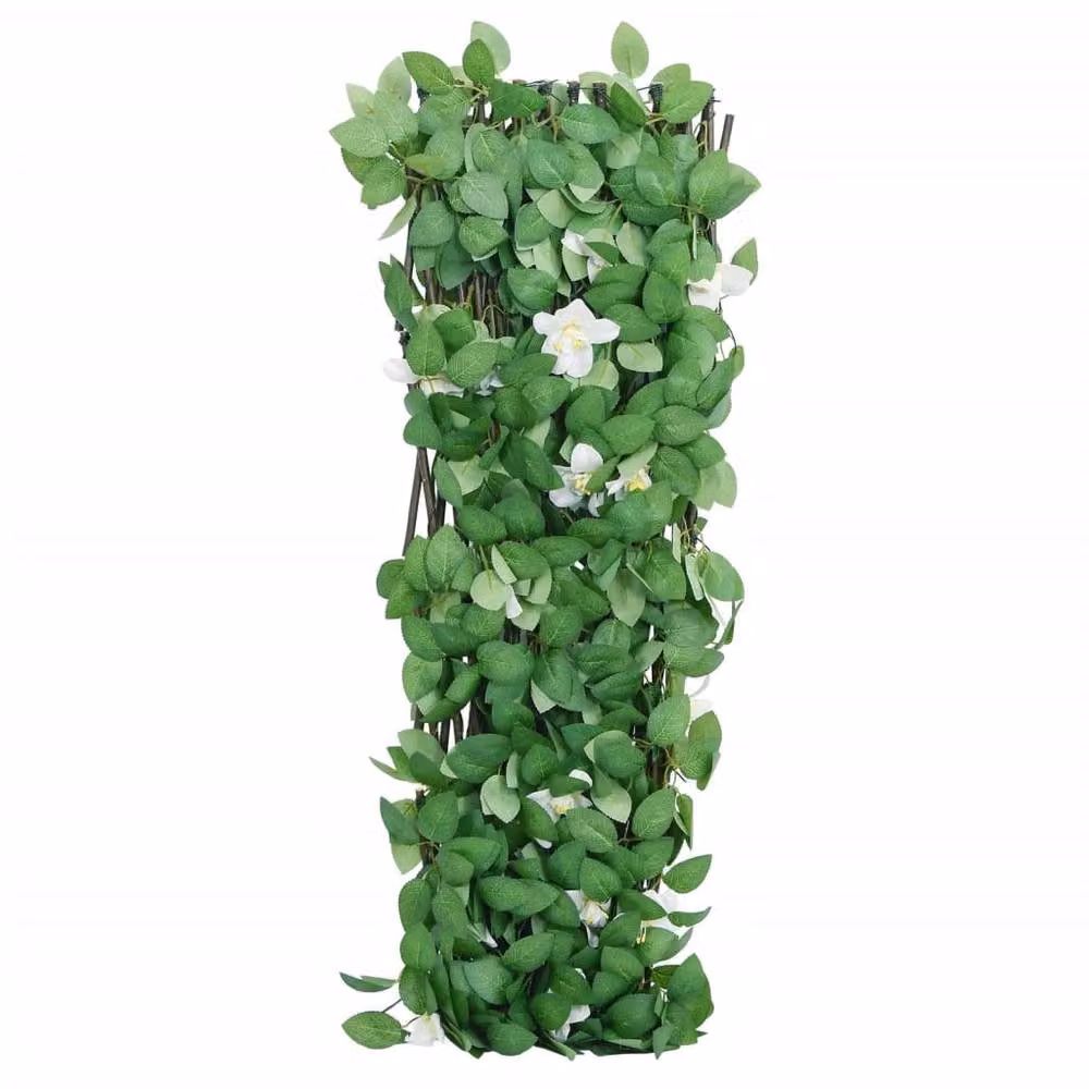 Berkfield Home Realistic Artificial Ivy Trellis Expandable Green W: 186 cm, H: 30 cm – 2
