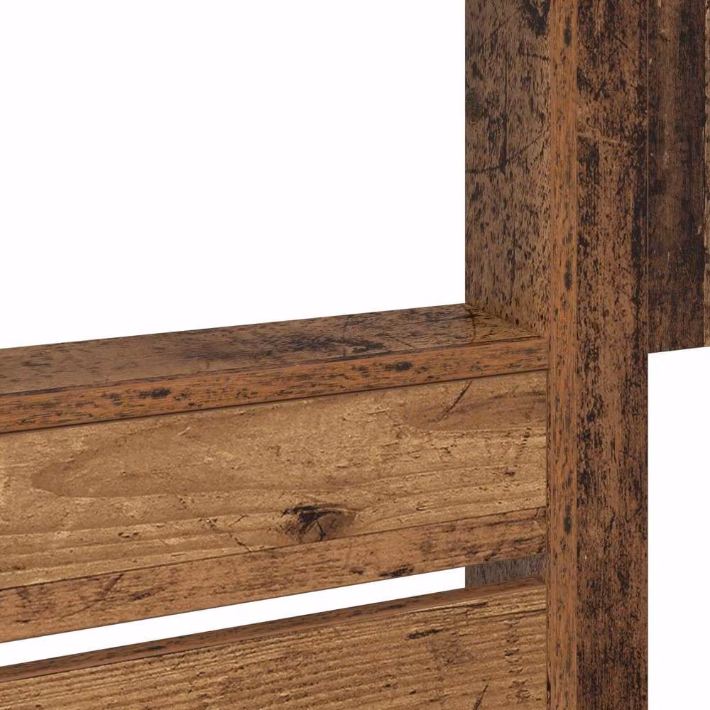 Berkfield Home Two-Level Bunk Bed for Children in Brown Engineered Wood W/D/H: 90 x 190 cm – 5