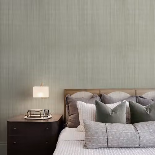Boutique Cascade Laurel Green Botanical Floral Wallpaper Roll