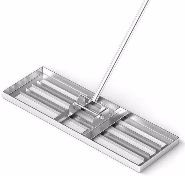 NESTLUNE Heavy Duty Level Lawn Tool in Silver, W: 75 cm – 1