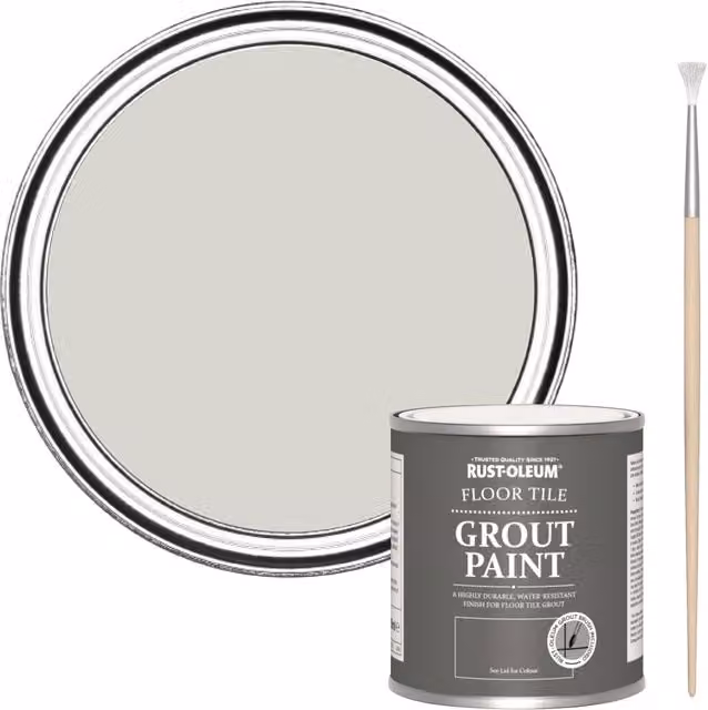 Rust-Oleum Floor Grout Paint in Bare Birch, Grey, 250ml