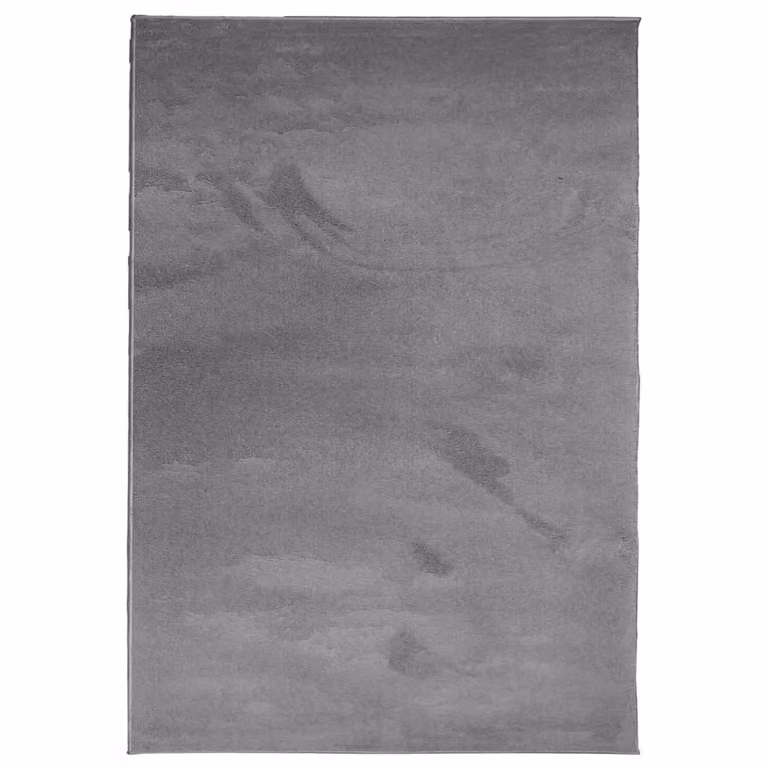 Berkfield Home OVIEDO Short Pile Rug in Anthracite and Black, W: 160 cm, L: 230 cm