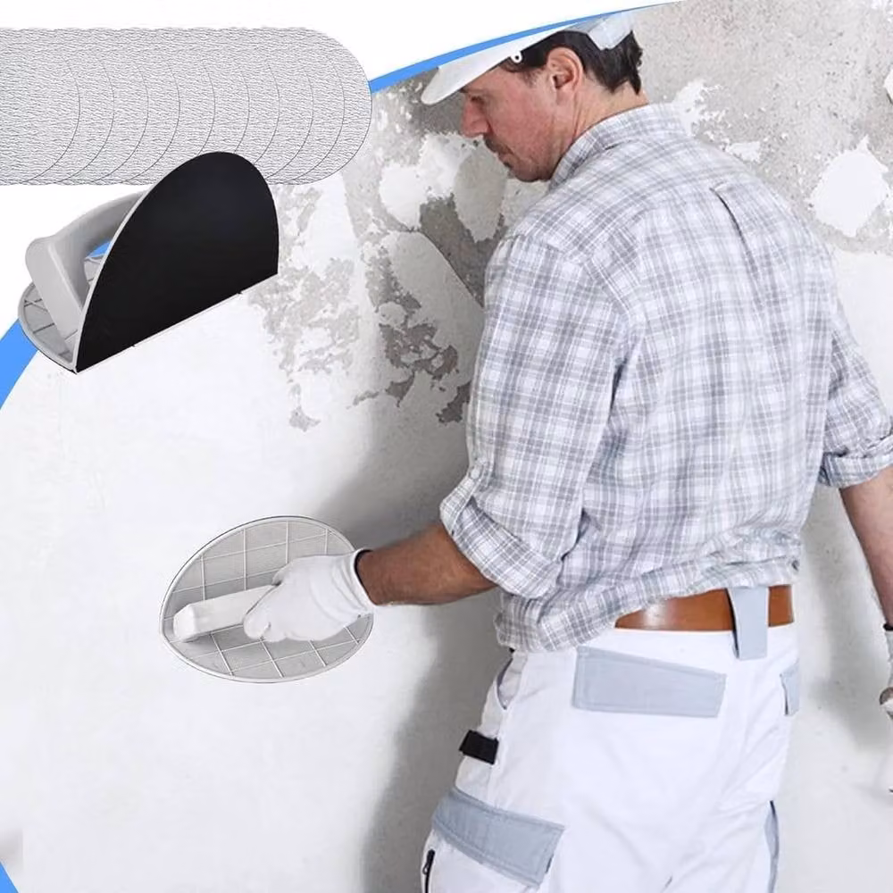 NESTLUNE Manual Drywall Corner Sander in Grey, W: 520 cm – 4