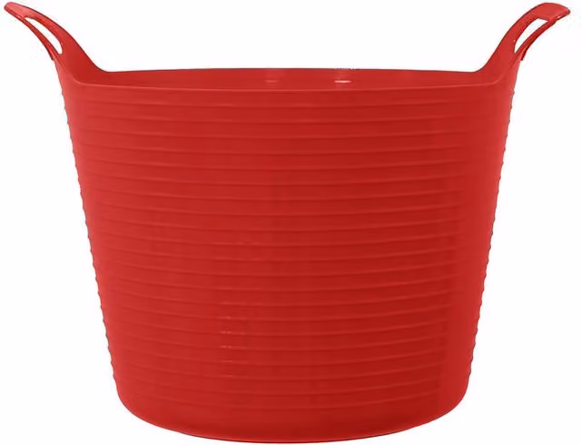 Simpa Red Durable Plastic Multipurpose Flexi Tub 42L – 1