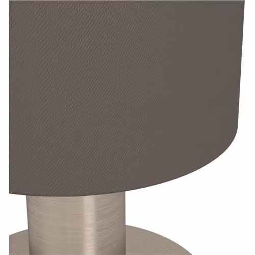 Loops Modern Metal Table Lamp in Silver and Orange with E14 LED Bulb, Height: 18.0 cm – 3