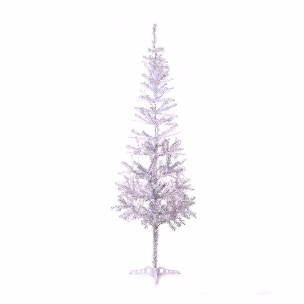 Voltico White Artificial Christmas Tree with Metal Stand, Height: 182.88 cm – 2
