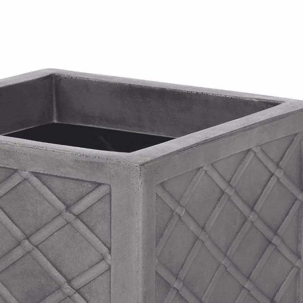 Sankey Lazio Square Planter in Grey – 2