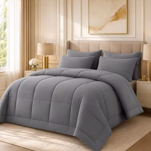 Lazzaro Home Pack of 4 Double Hollow Fibre Duvets, 10.5 Tog, W/D/H: 200 x 200 cm