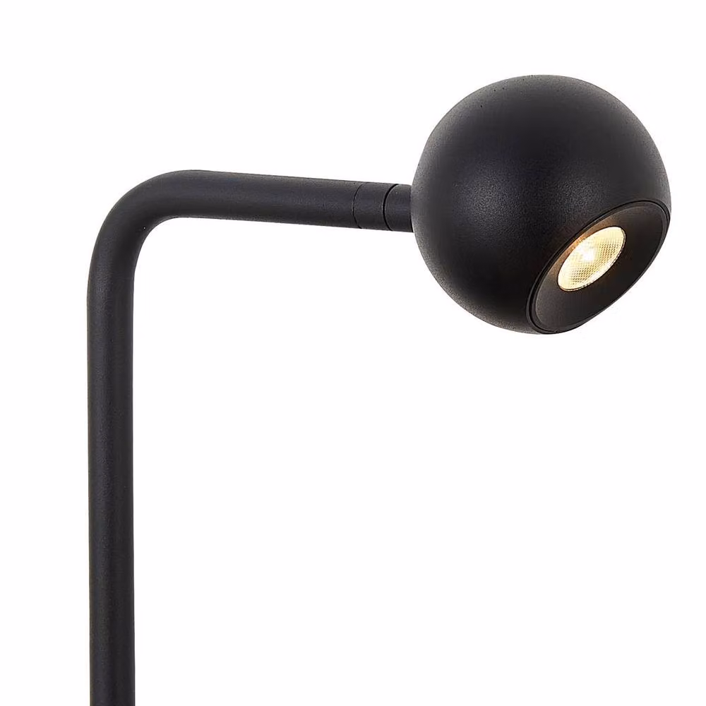 Netlighting Eyes LED Table Lamp, Sand Black, Height: 38.5 cm – 3
